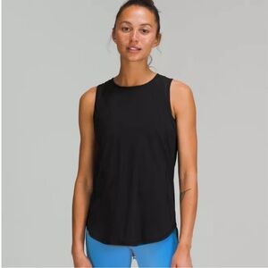 Lululemon Black, Sculpt Tank Top *Back Vent Size 4